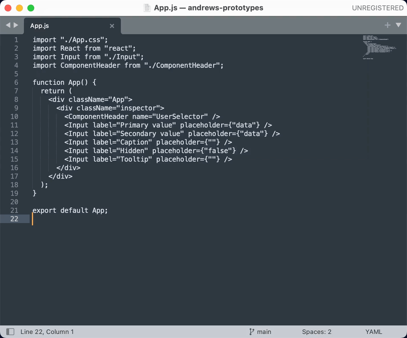 A command palette in action from Sublime Text, showing a user changing the syntax highlighting.