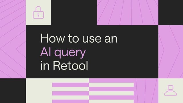 How to use an AI query in Retool