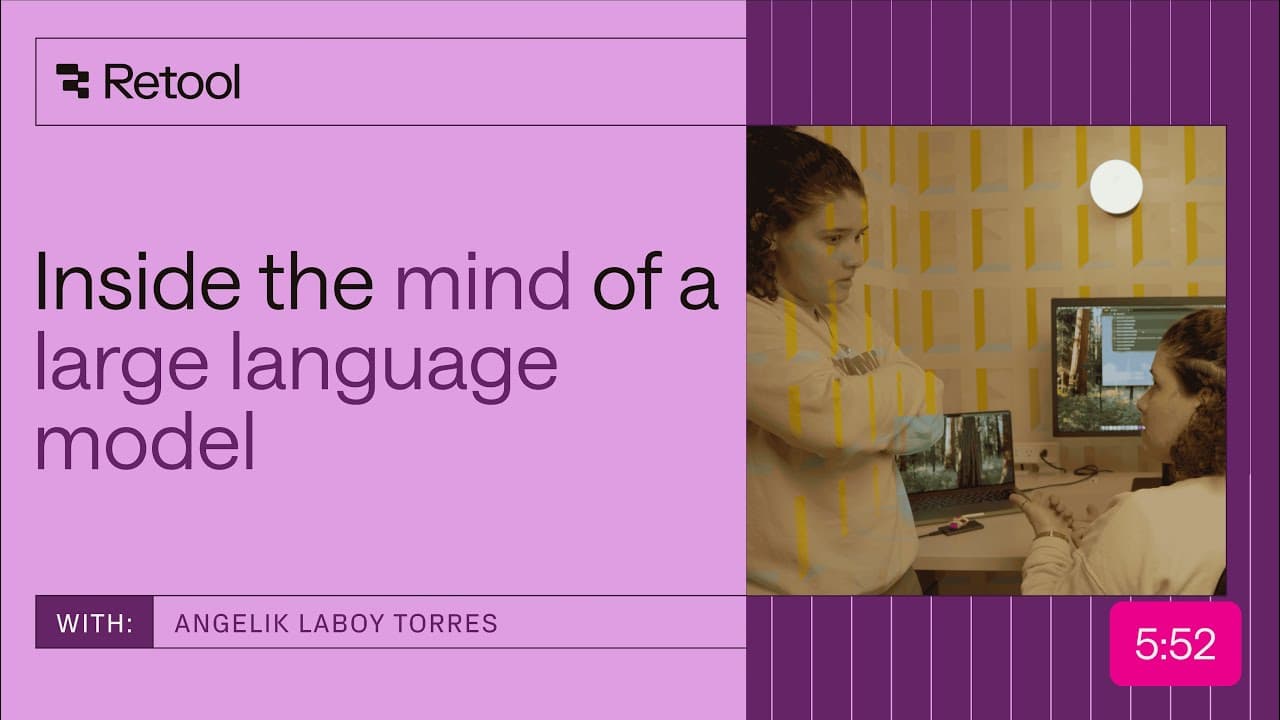Inside the mind of a large language model // AI Fundamentals