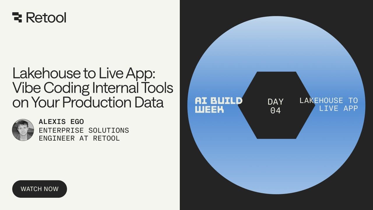 Lakehouse to live app: Vibe coding internal tools on your production data