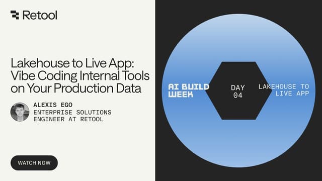 Lakehouse to live app: Vibe coding internal tools on your production data