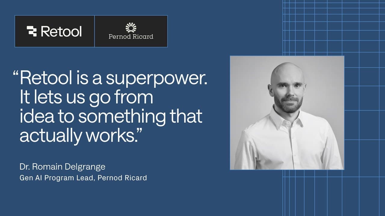 How Pernod Ricard Scales Secure Internal Tools Across 60 Countries with Retool