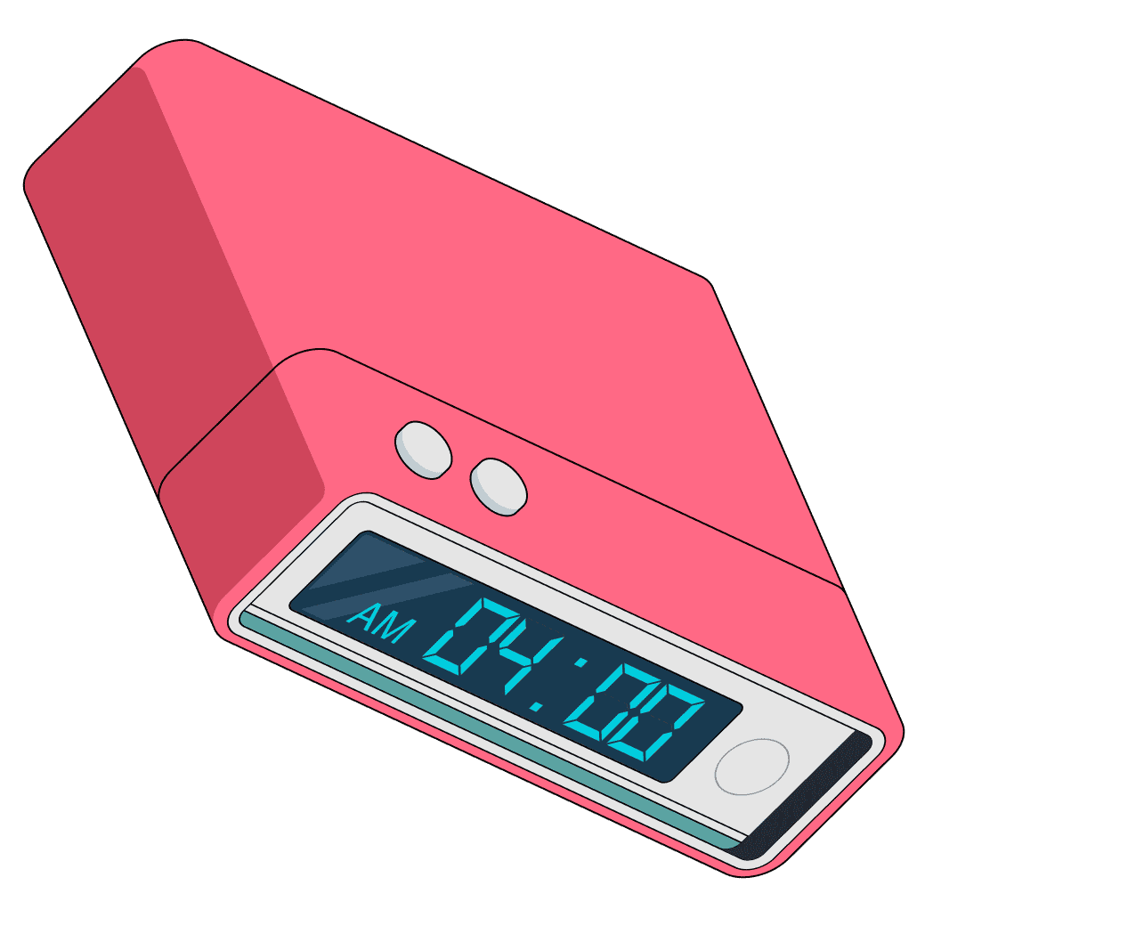Alarm Clock, reading 4:00 AM