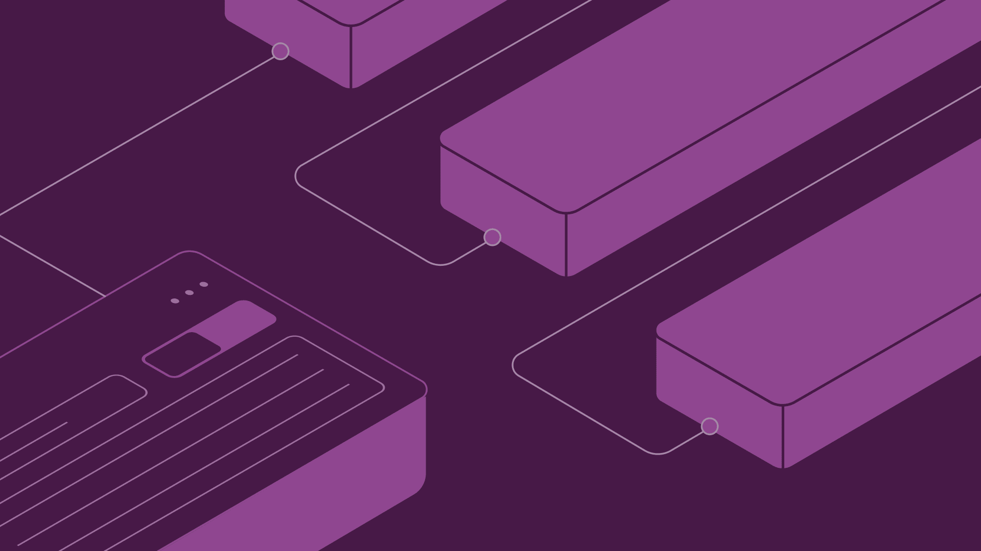 Illustration depicting abstract workflows