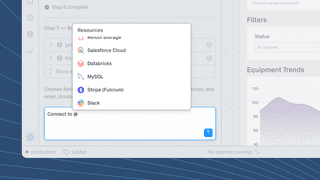 Retool product showing a Retool app