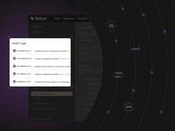 A Retool app with audit logs