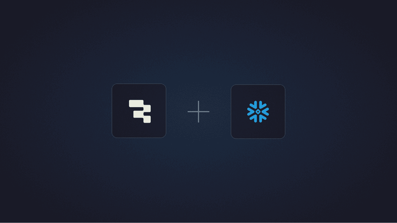 Retool logo and Snowflake logo with a plus sign in between.