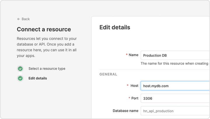 Connect to MySQL in minutes