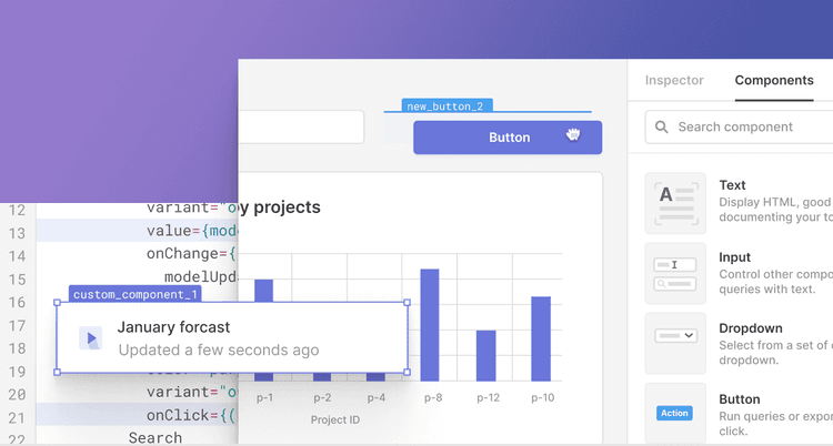 Custom components and styling, too