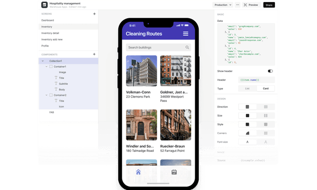 feature for Hotel Operations PMS Mobile App
