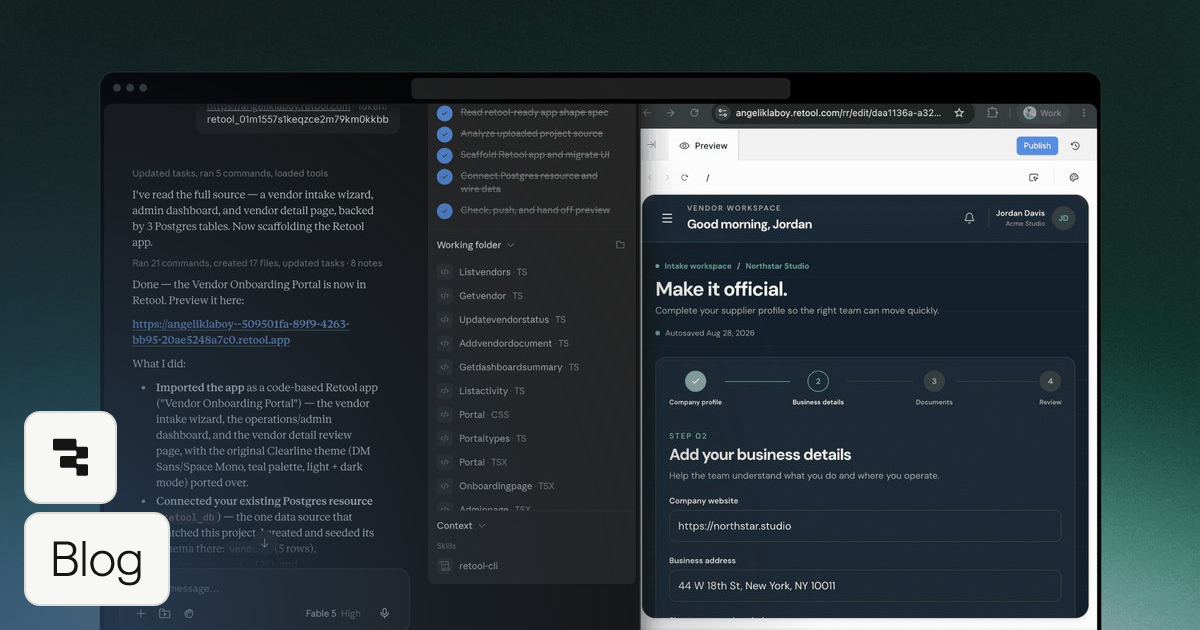 Build and deploy apps with Retool’s CLI