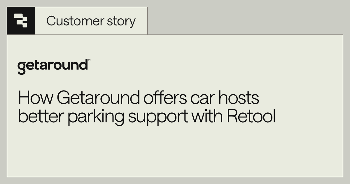 Getaround | Retool