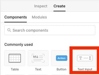 Create a new text input. This is where we will input what we want ChatGPT to query.