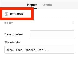 Create a new text input. This is where we will input what we want ChatGPT to query.