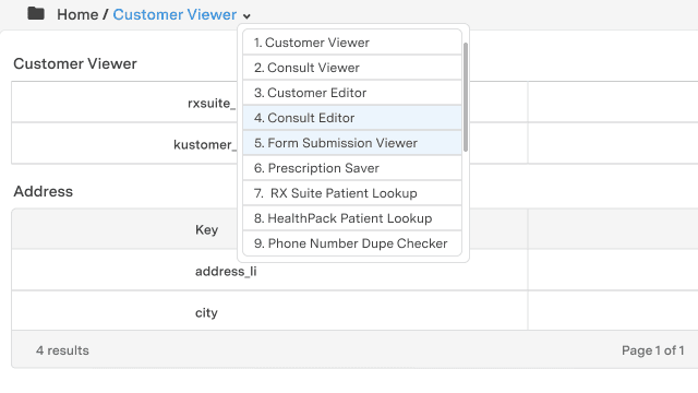 feature for Virtual healthcare dashboard