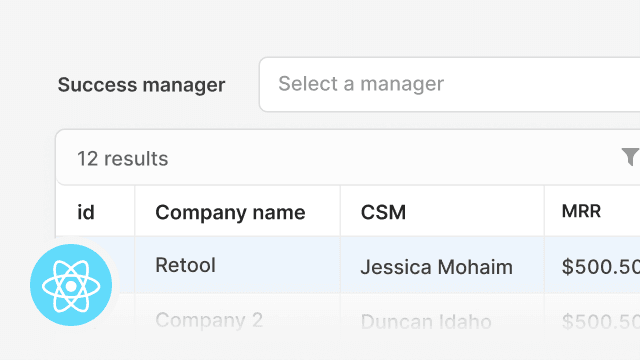 feature for Out-of-the box React Table component